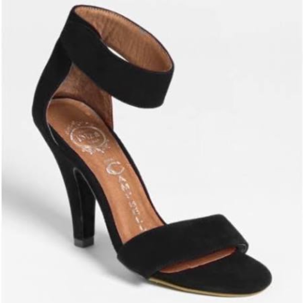 Jeffrey Campbell Foxtrot Black Suede Heels